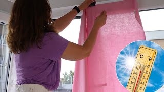 Europeans are HANGING THIS ON WINDOWS to survive the summer heat