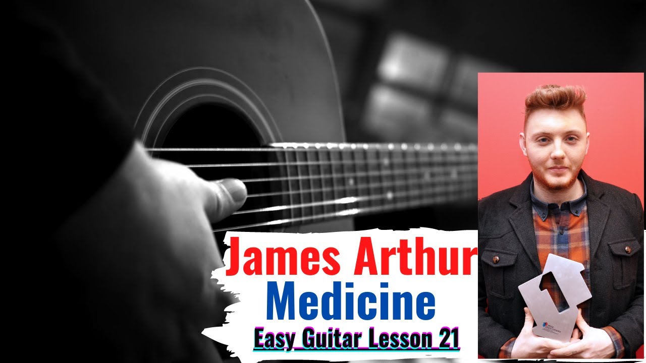 Medicine Guitar Tutorial 🎸James Arthur Easy Chords/Strumming Pattern Guitar Lesson + Capo