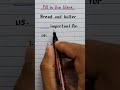 Fill in the blank | Bread and butter ___ important for us. ( is / are ) | #grammar