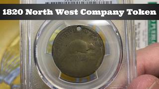 1820 North West Company Beaver Token