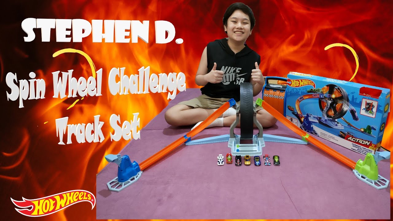 Hot Wheels Spin Wheel Challenge Track Set YouTube