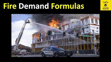 Fire Demand Formulas | Water Distribution Network | Environmental Engineering