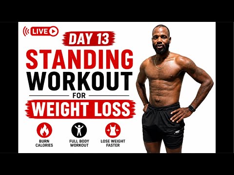 Video thumbnail: 🔥 Standing Workout for Weight Loss | Full Body Fat-Burning Workout at Home | No Equipment