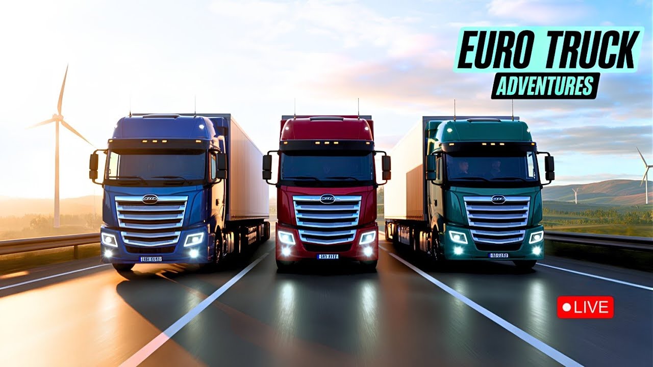 Rolling Across Europe with the Boys | Euro Truck Simulator 🚛🚚🚒🛑 