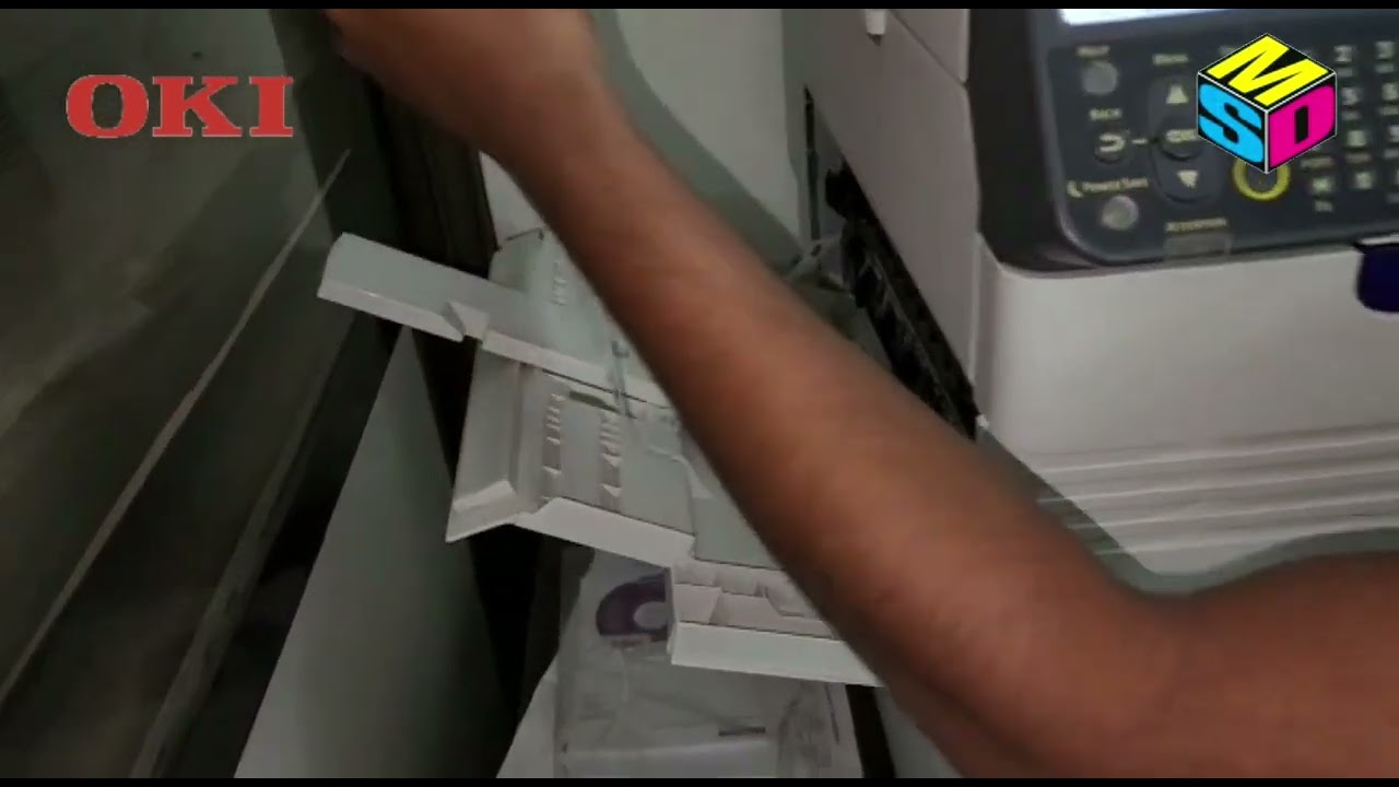 OKI A3 COLOUR PRINTER WITH WHITE