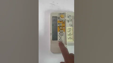 Daikin VRV IR Remote BRC4C151 - How to set aircon address