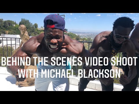 MICHAEL BLACKSON BEHIND THE SCENES COMMERCIAL VIDEO SHOOT WITH HIS FRIENDS FROM AFRICA!
