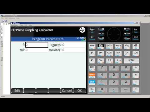 HP Prime - Programming & Newton's Method (Part 3)