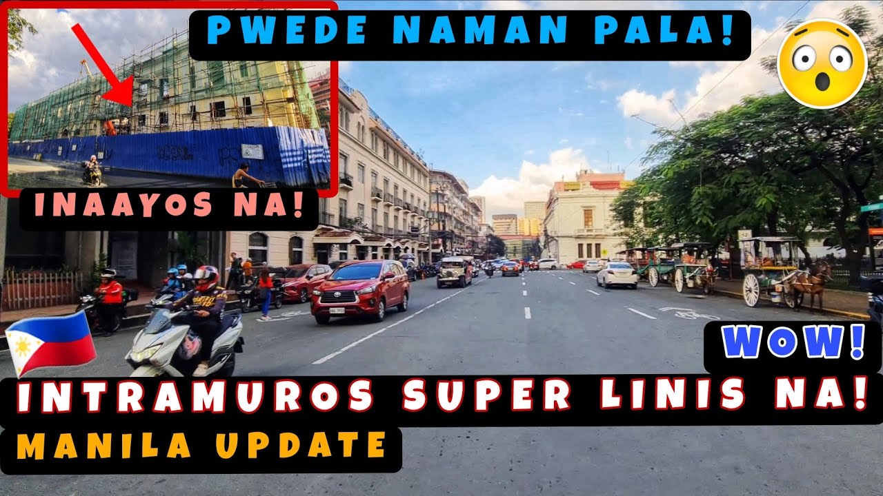 Intramuros Super Linis na ngayon! Zero Rubbish na! Mga Turista Dumadami na Ulit! 🇵🇭
