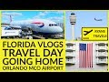 Florida Vlogs Travel Day Going Home Orlando MCO Airport | October 2019