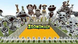DESTROY NEW ZOONOMALY MONSTERS FAMILY & MONSTERS POPPY PLAYTIME 3 in LAVA POOL - Garry's Mod