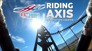 Riding the S&S AXIS Prototype Coaster
