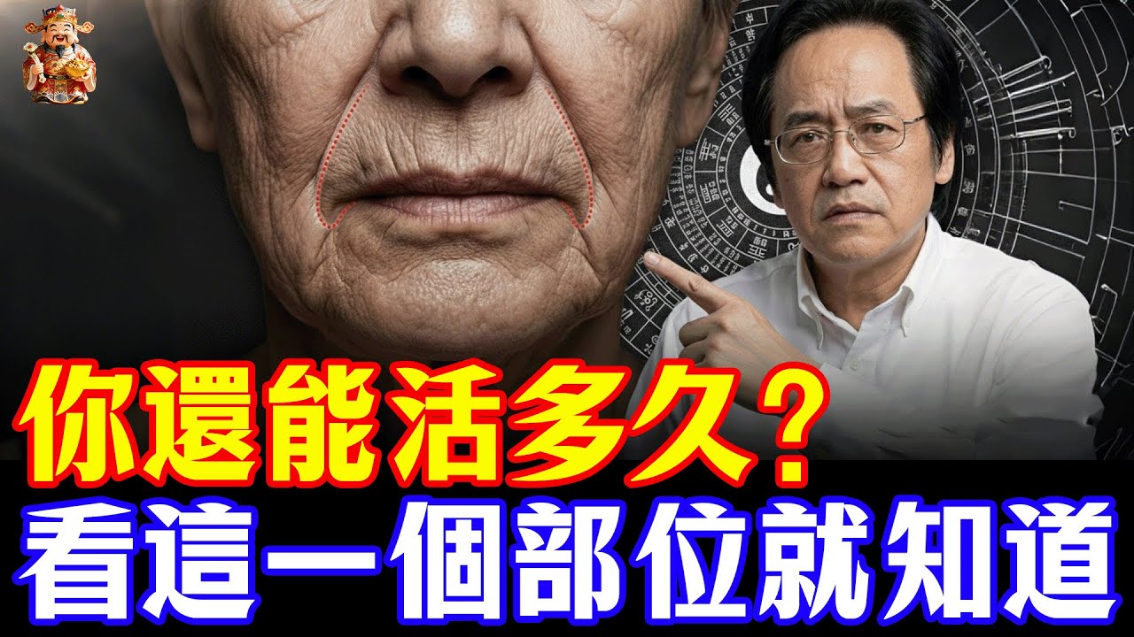 倪海廈首次公开斷八字看面相絕技：不用排盤，只看臉部這 1 個部位，就定你晚年生死！#倪海廈 #天幹地支 #人生轉運 #流年運勢 #易經 #國學智慧 #命理解析 #法令紋 #中醫養生 #面相學 #經方