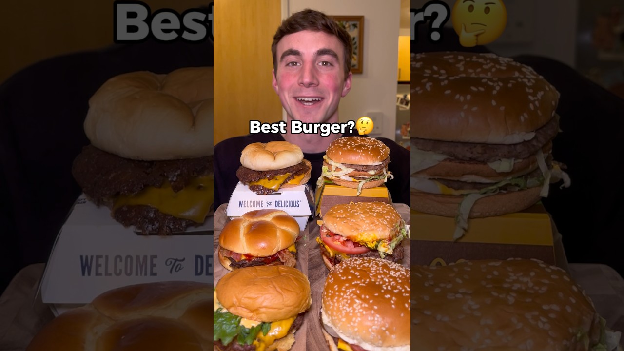 Best Fast Food Burger?🍔 #burger #protein #mukbang