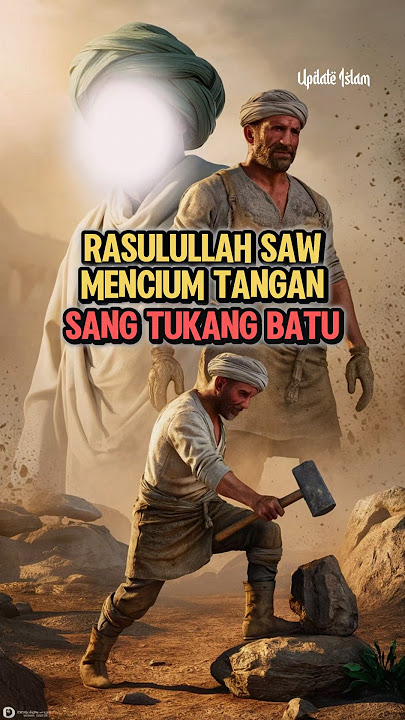 Rasulullah Mencium Tangan Sang Tukang Batu #kisahislami #kisahnabi #nabimuhammad