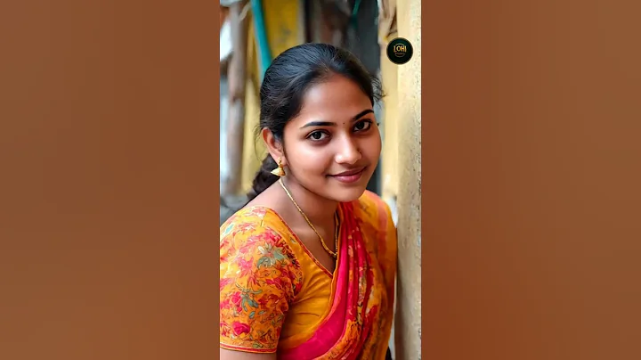✨🌸 Vibrant Yellow Saree & Red Floral Blouse Elegant Style for Ethnic Lovers! 👑 | #LohiStudio