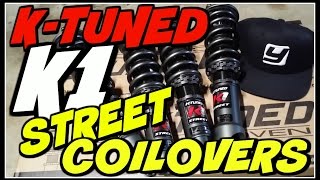 K-TUNED K1 STREET COILOVERS - UNBOXING!!