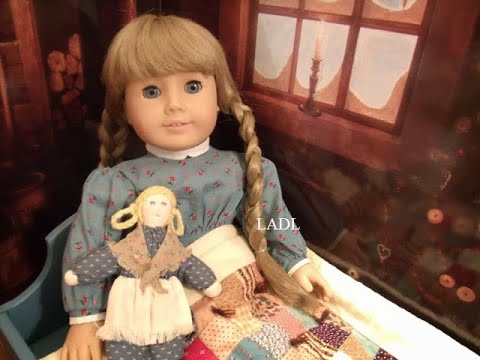 *Opening* American Girl Doll Kirsten's Bed, Sari doll, Birthday Dress - YouTube