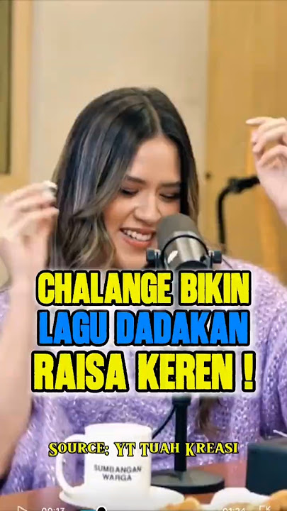 Raisa bikin lagu dadakan merdu banget suaranya ❤️ #raisa #prasteguh #shorts #tuahkreasi