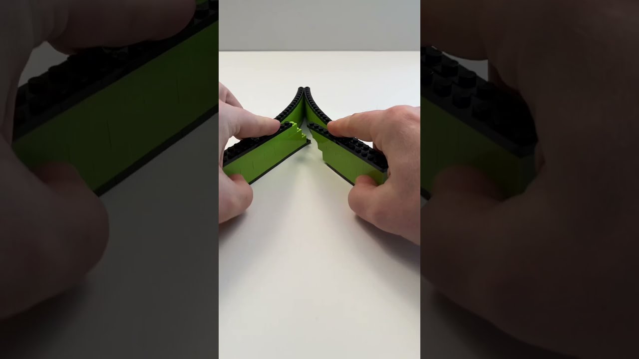 When LEGO bricks go hyperbolic 