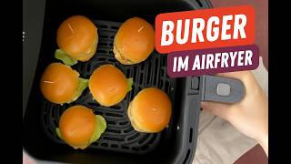 Heißluftfritteusen Rezept: Nugget Burger Rezept