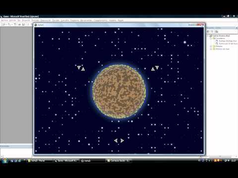 [ Visual Basic 6 ] Tile-based (simulated 3D) planet (2012)