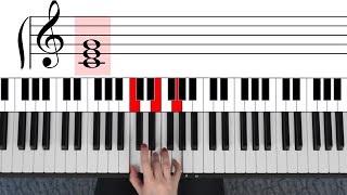 АККОРДЫ для НАЧИНАЮЩИХ на фортепиано