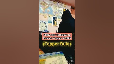 Follow this Technique to become a Topper in 2025🔥 #studytips #study #exam