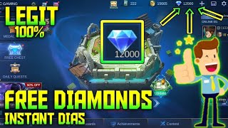 FREE DIAMONDS💎Easiest Way To Get diamonds(TUTORIAL) in MOBILE LEGENDS screenshot 1