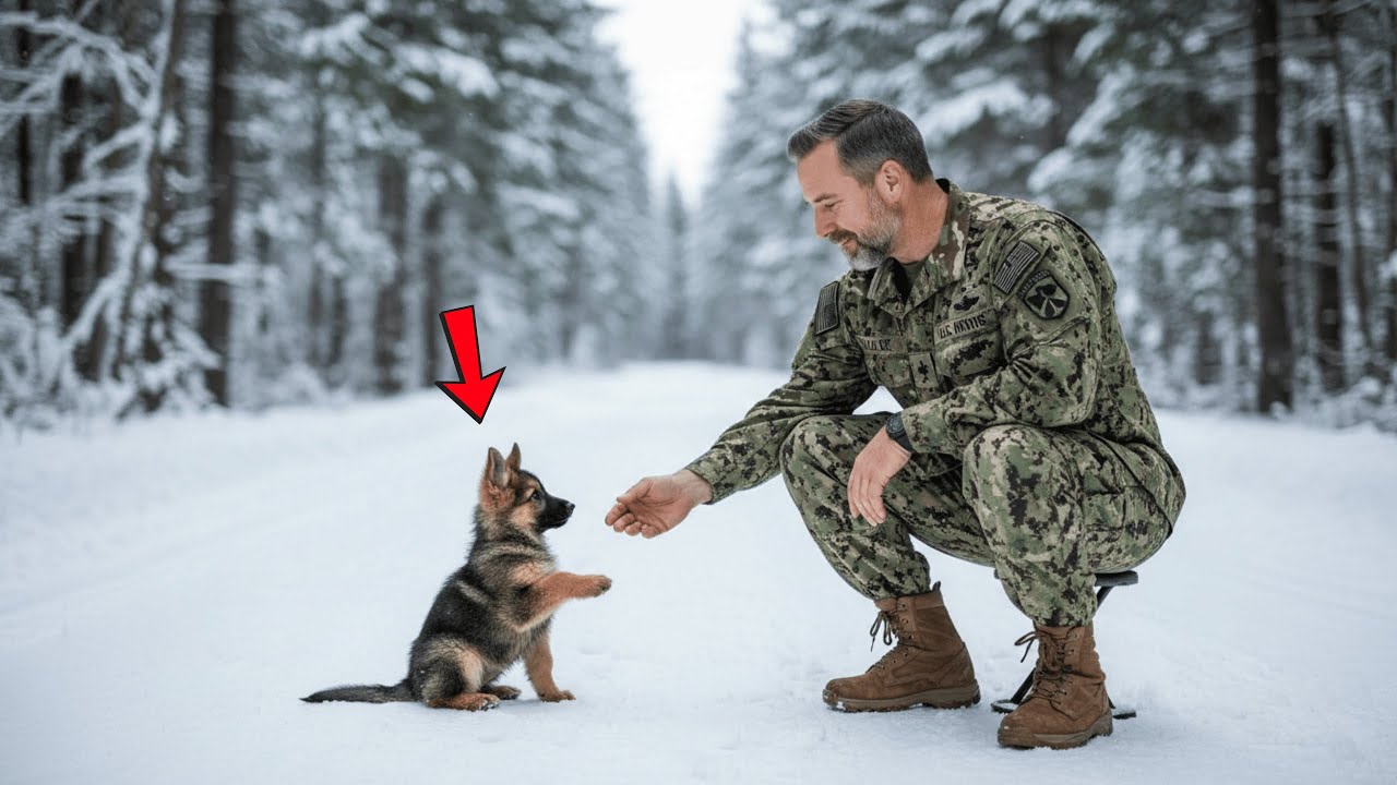 A Puppy Kept Following a Veteran — When the Reason Was Revealed, Everyone Broke Down in Tears