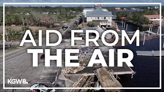 Retired NASCAR driver provides aid for Hurricane Helene victims