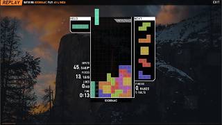 TETR.IO Achievement 1-8 Stacking