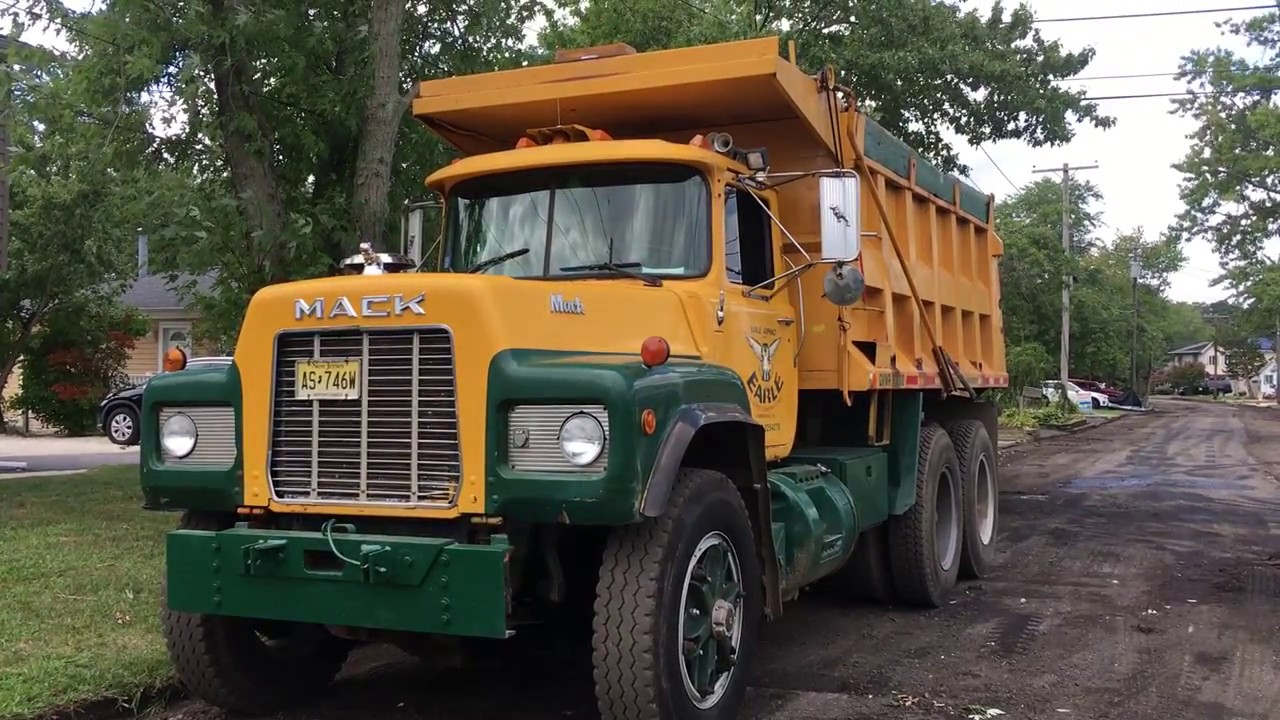 Vintage Mack Dump Truck New Jersey 9 7 16 YouTube