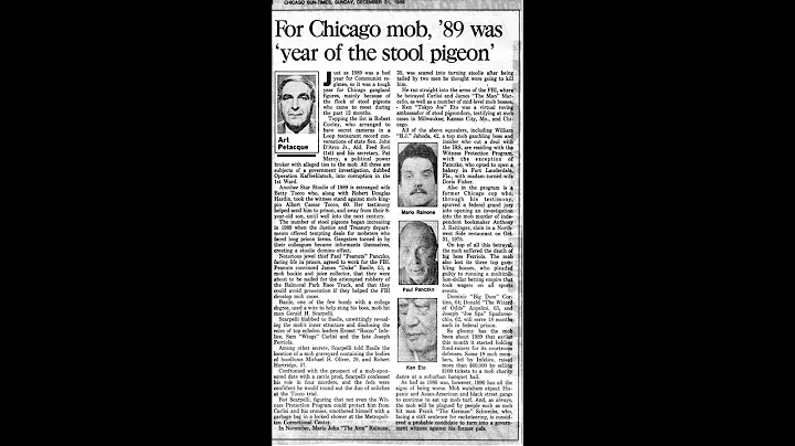 Year of the Stoolie Part 1 Robert Cooley
