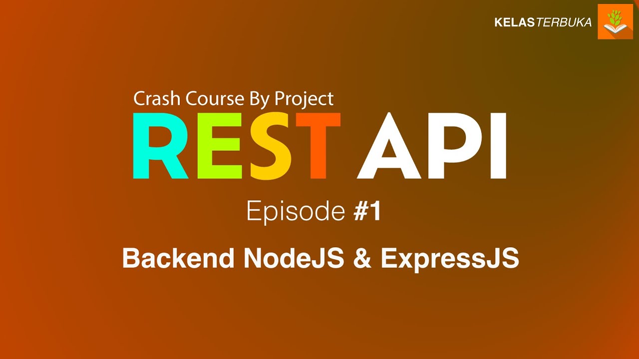 PROJECT PEMULA pakai REST API menuju Fullstack Developer - Part 1 - YouTube
