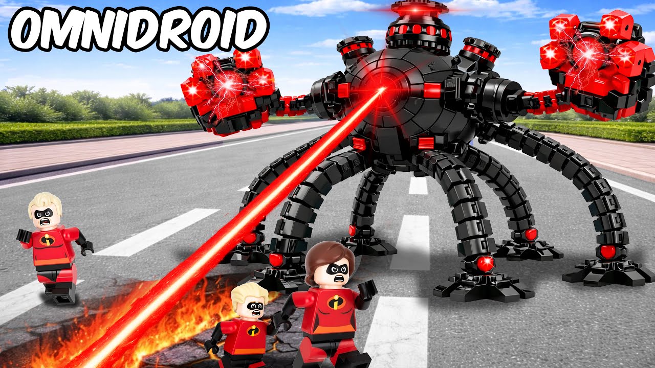 Recreating the Omnidroid Robot from The Incredibles in LEGO | ROBO Bricks