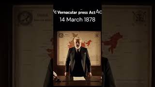 Vernacular press act | 14 March 1878 | history | class 10 | easy learning | with study 📚 sphere 🌍