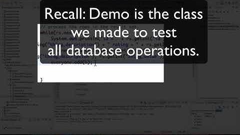 JavaEE Web App 12 - Database 10 - create a readall method in a database java class