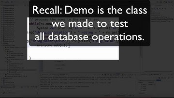 JavaEE Web App 12 - Database 10 - create a readall method in a database java class