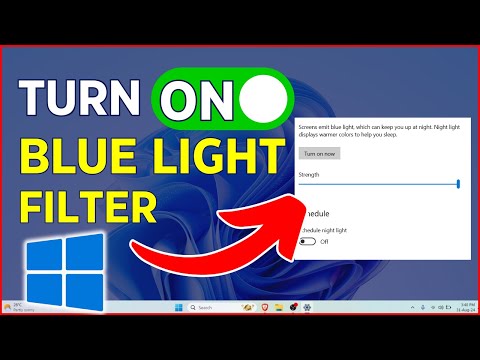 Turn On Blue Light Filter on Windows 11, 10, 8, 7 - For All Devices (Laptop, PC)