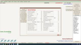 Lesson-2 General Settings AEON ACCOUNTING