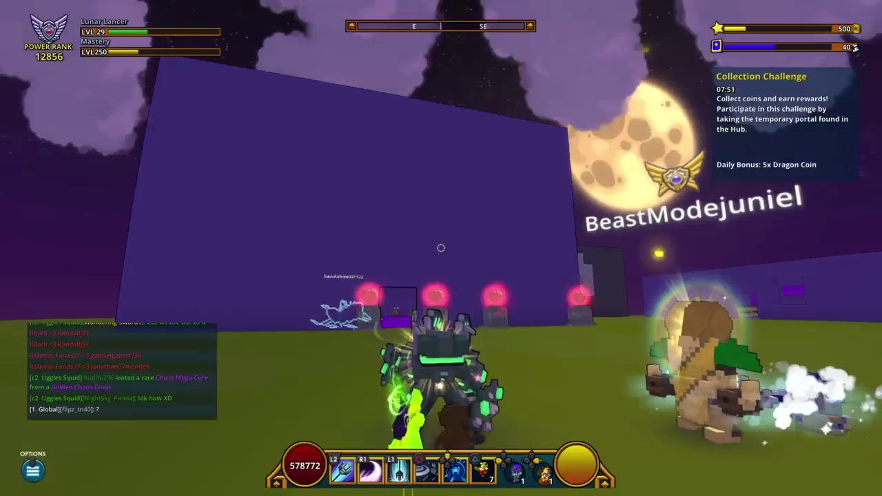 Opening golden dragon efigy