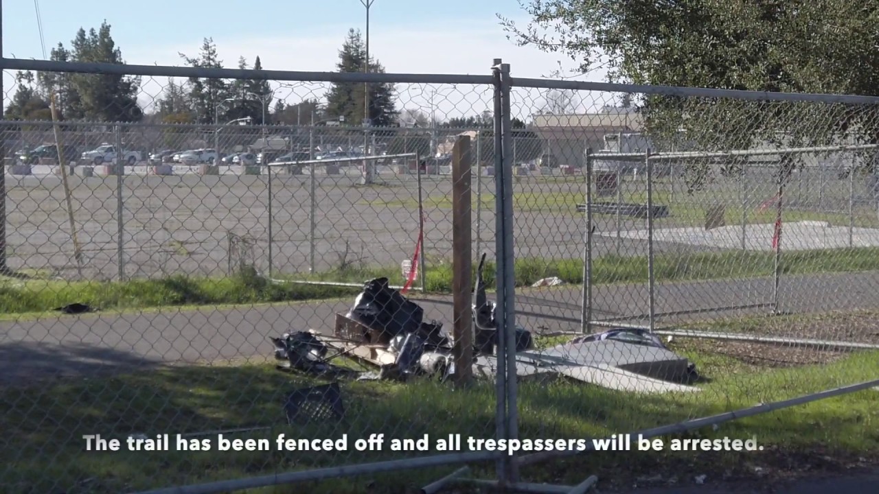 The Aftermath of the homeless camp in Santa Rosa on the Joe Rodota ...