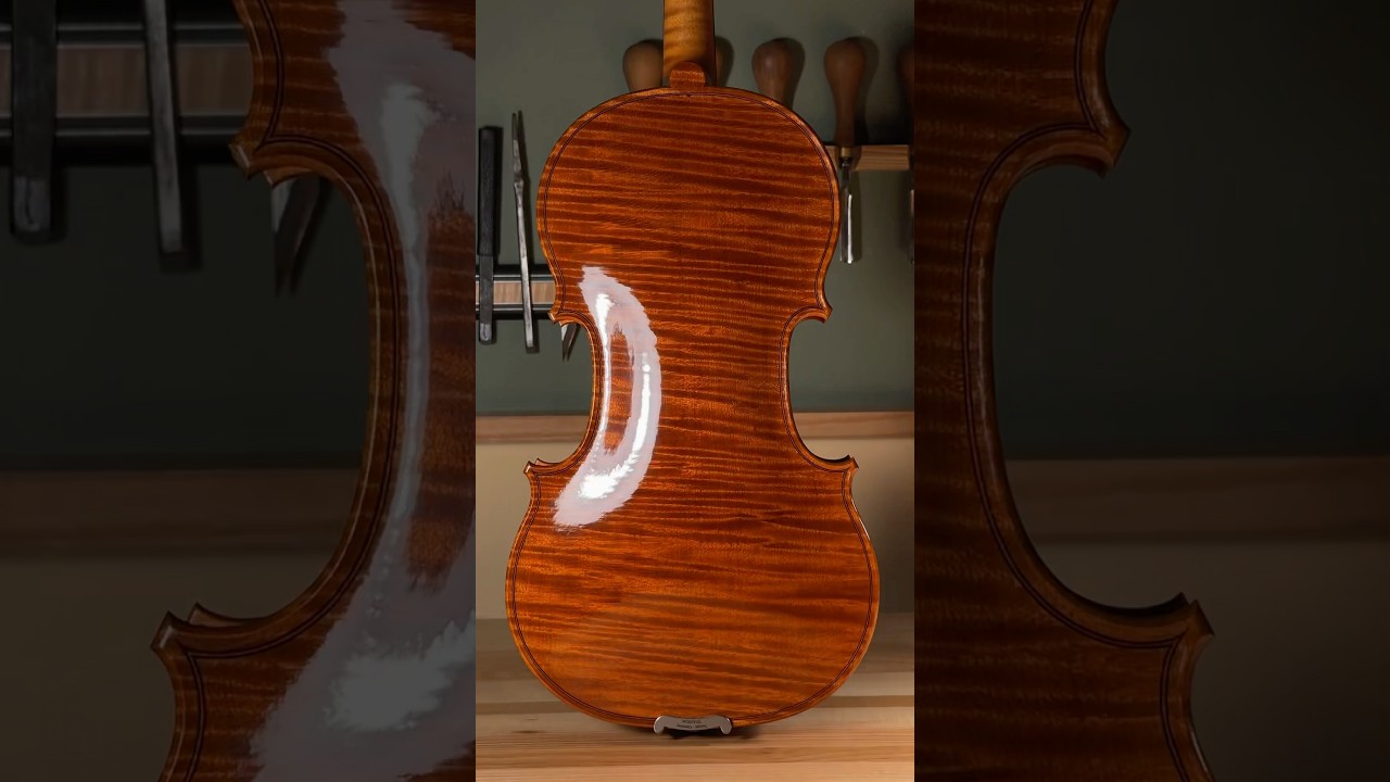 My violin that was in the final of the Cremona Triennial 2024 competition!