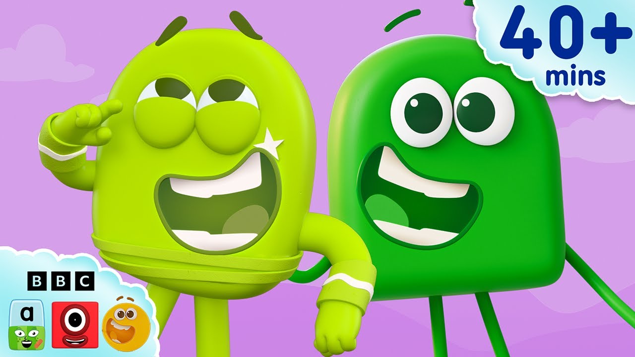 Green and Lime - Best Friends Forever! 💚 | Learn to Explore Colours | Colourblocks