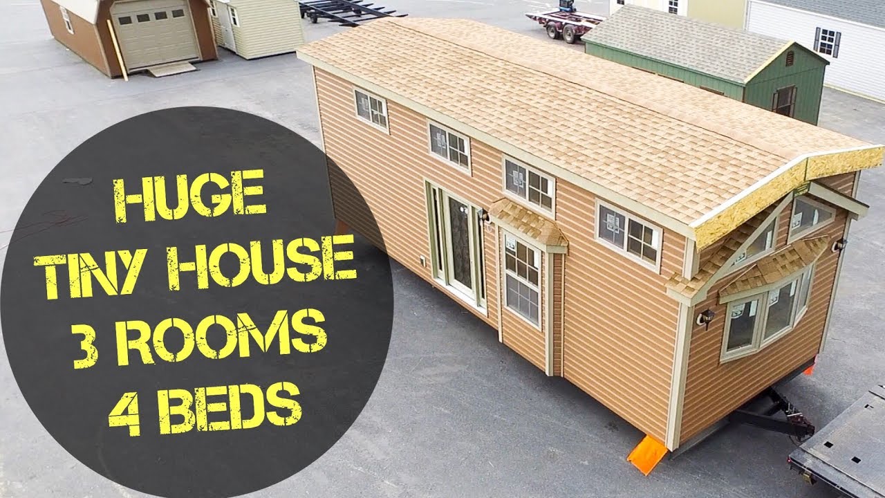 4 Bedroom Tiny House!! And A Bathtub ? - Youtube