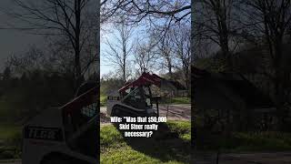 I closed it this time.. and I fixed the road 🙂 #takeuchi #skidsteer #excavation