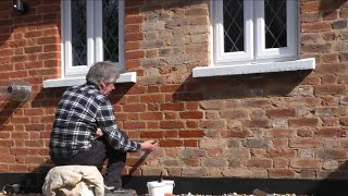 Brick Tinting to Cottage Extension using Dyebrick colour stains.