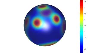 Spot splitting in a 2D Schnakenberg system solved on a sphere