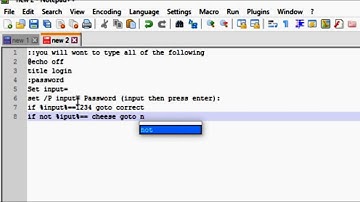 how to put a password on a batch file
